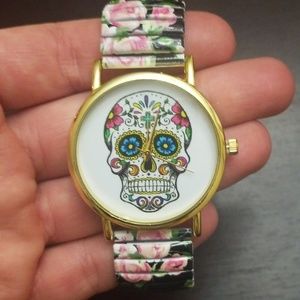 Sugar skull watch